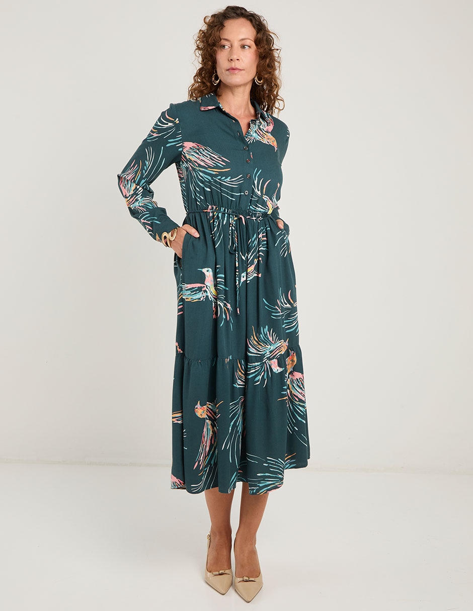 Vestido midi casual para mujer 2