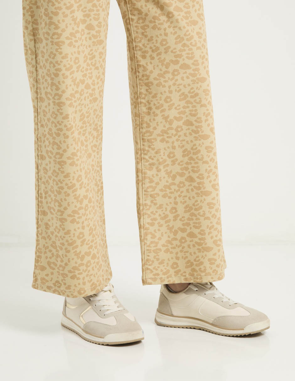 Jeans wide leg a la cintura alta para mujer 5