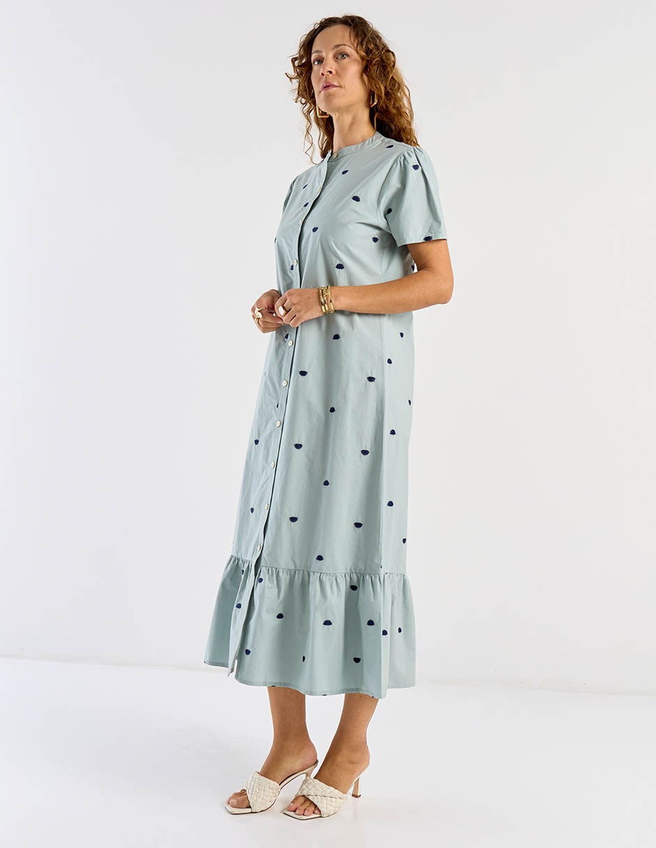 VESTIDO WEEKEND, EG, AZUL MEDIEVAL WKM2