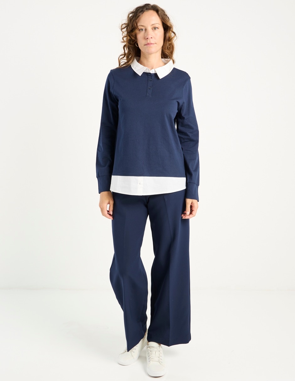 Playera tipo polo para mujer 3
