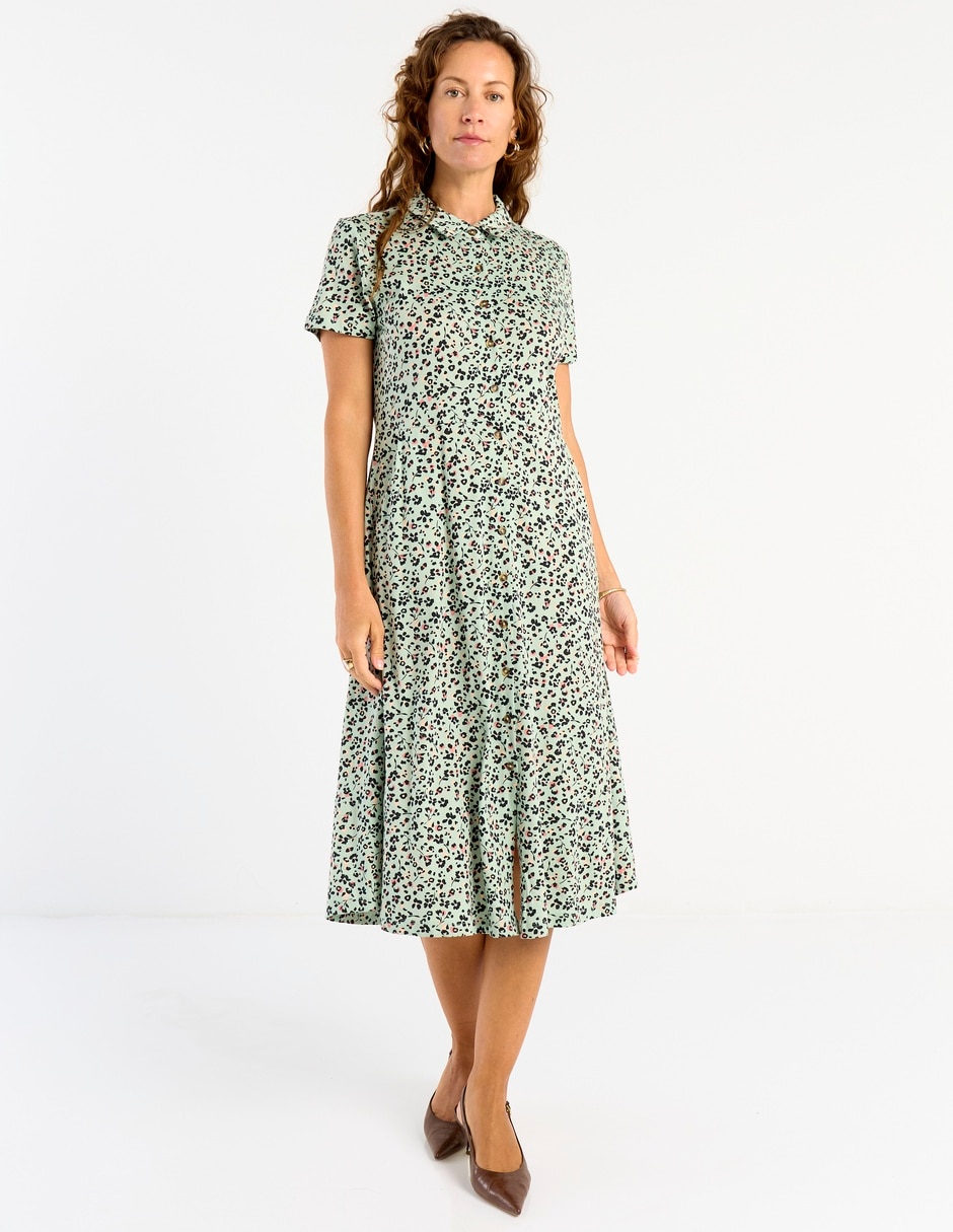 Vestido midi casual para mujer
