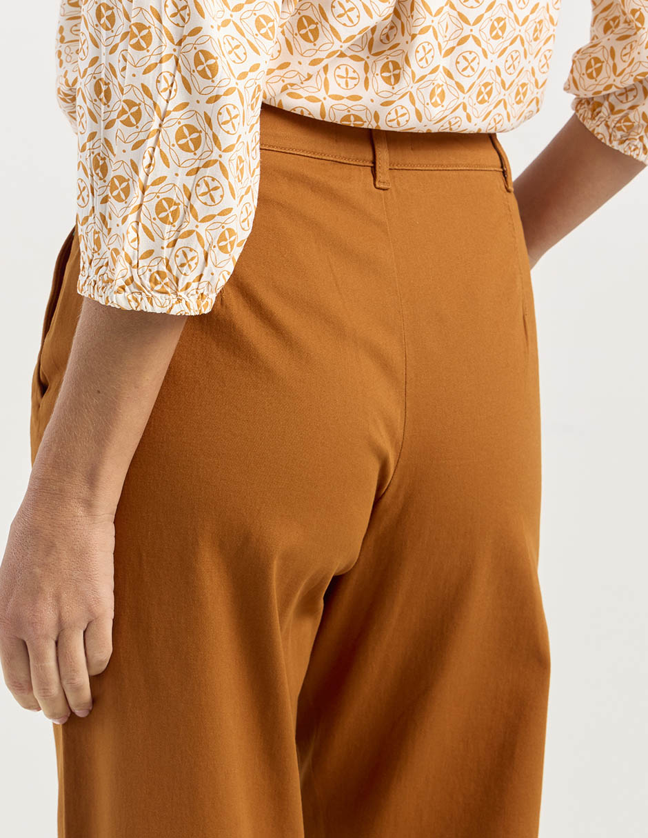 Pantalón relaxed wide leg para mujer 4