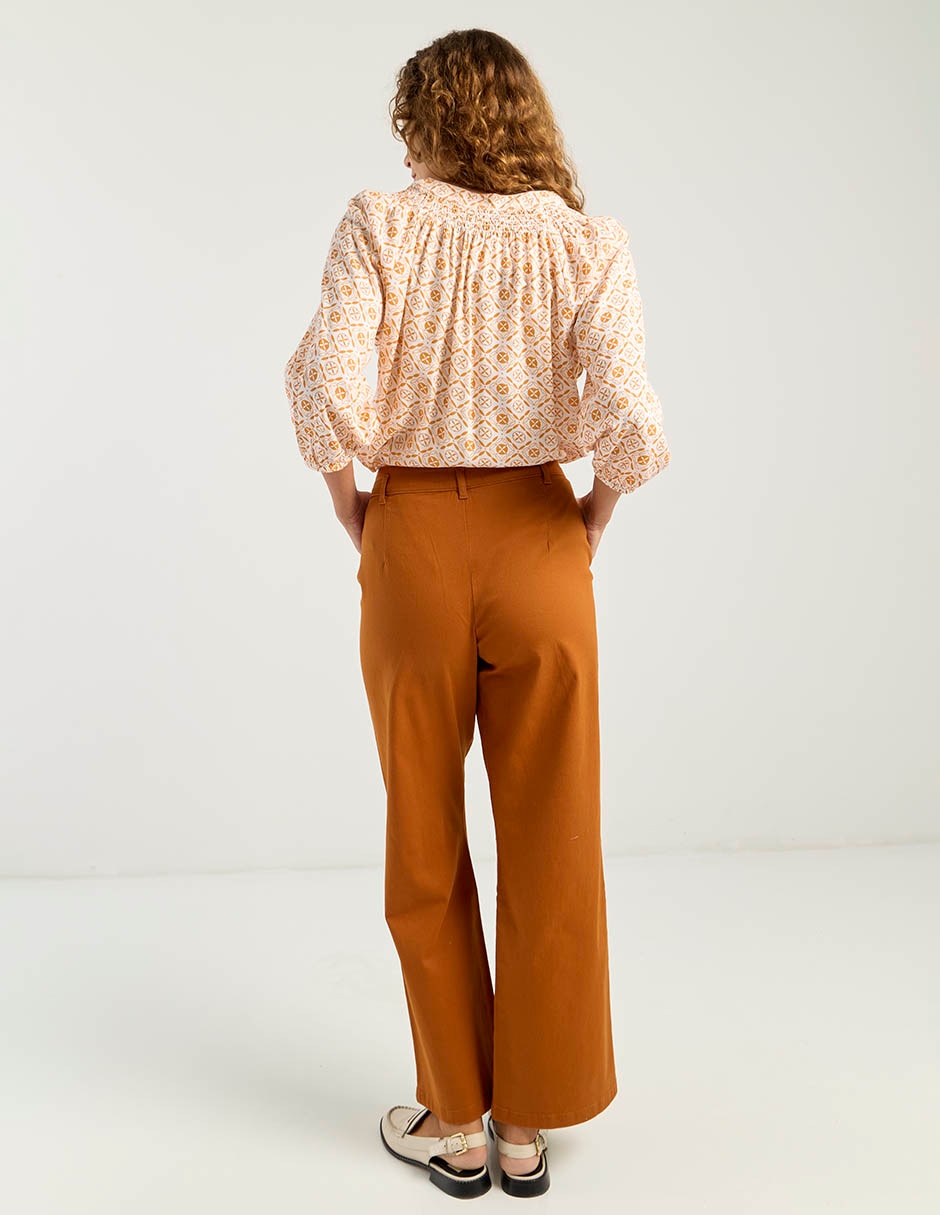 Pantalón relaxed wide leg para mujer 6