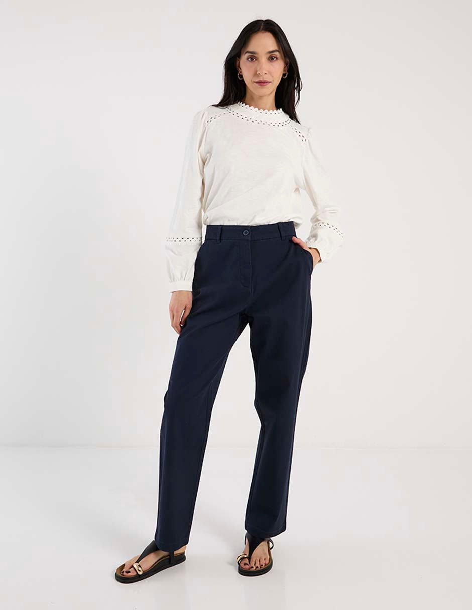 Pantalón chino straight para mujer 3