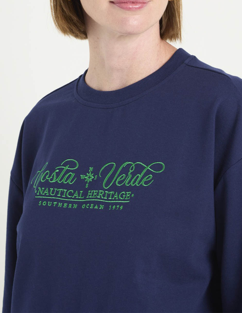 SUDADERA WKMR26595-06, G, AZUL MARINO