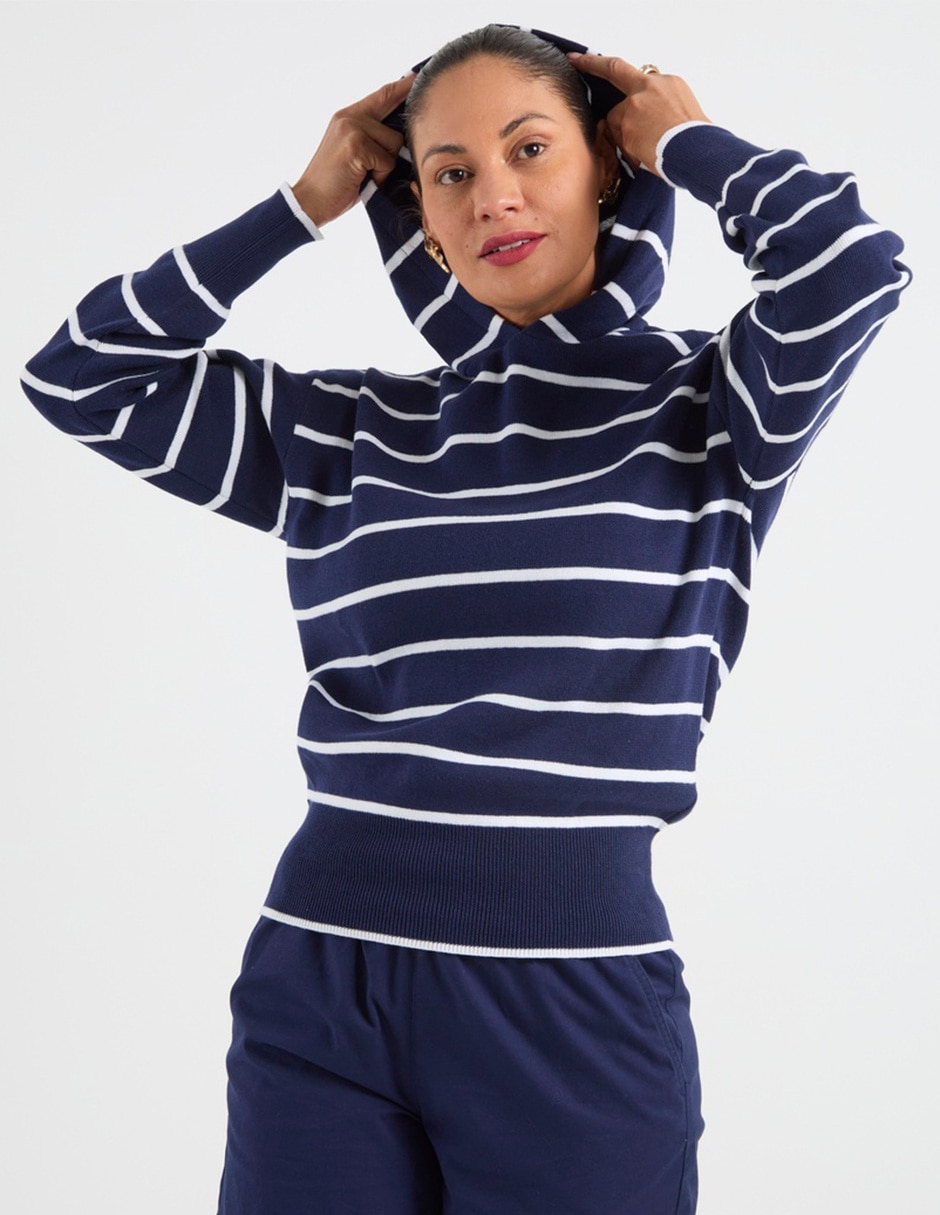 SUDADERA WKM26181-06 W, M, AZUL MARINO