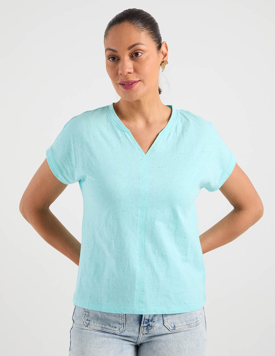 Playera manga corta para mujer 2
