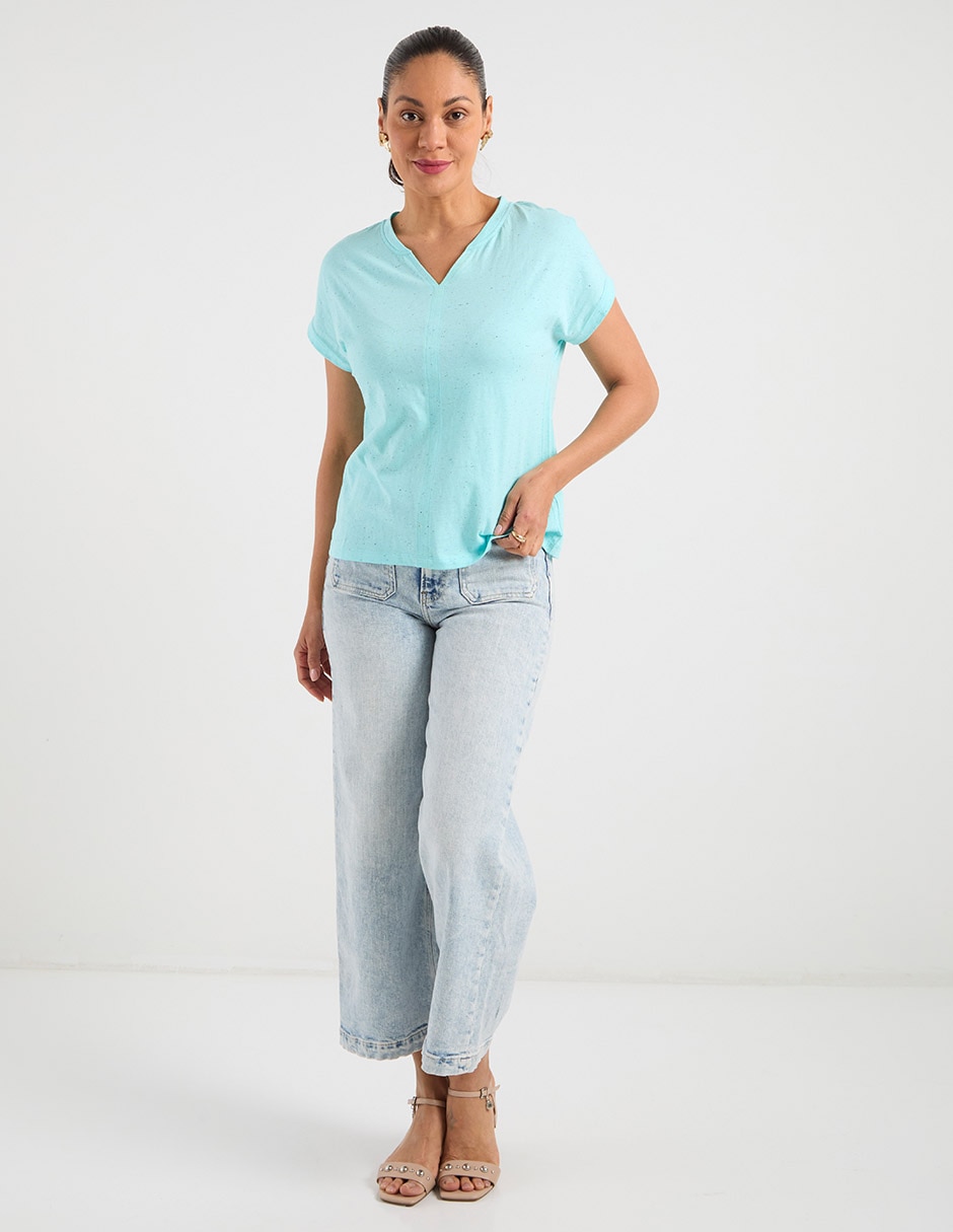 Playera manga corta para mujer 3
