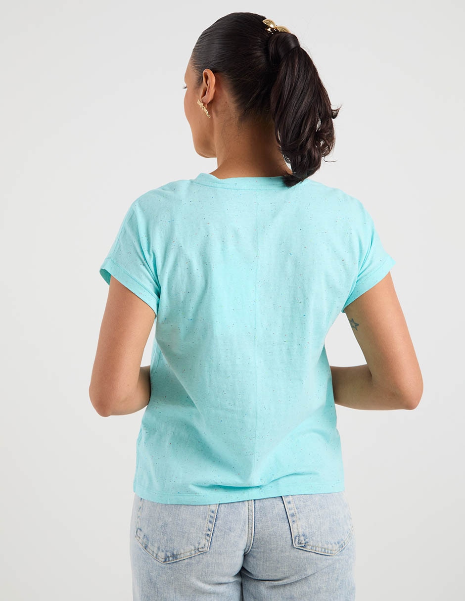 Playera manga corta para mujer 6