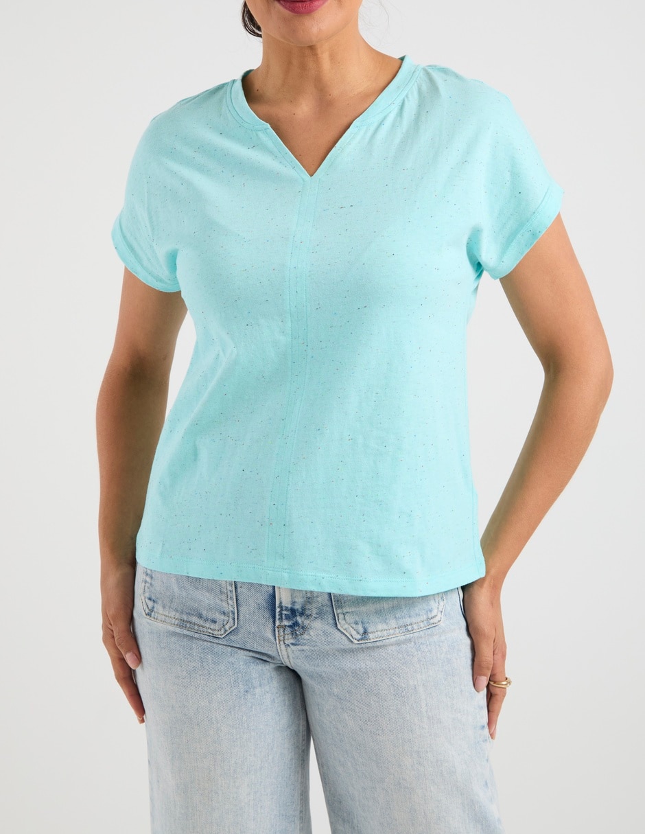 Playera manga corta para mujer 7