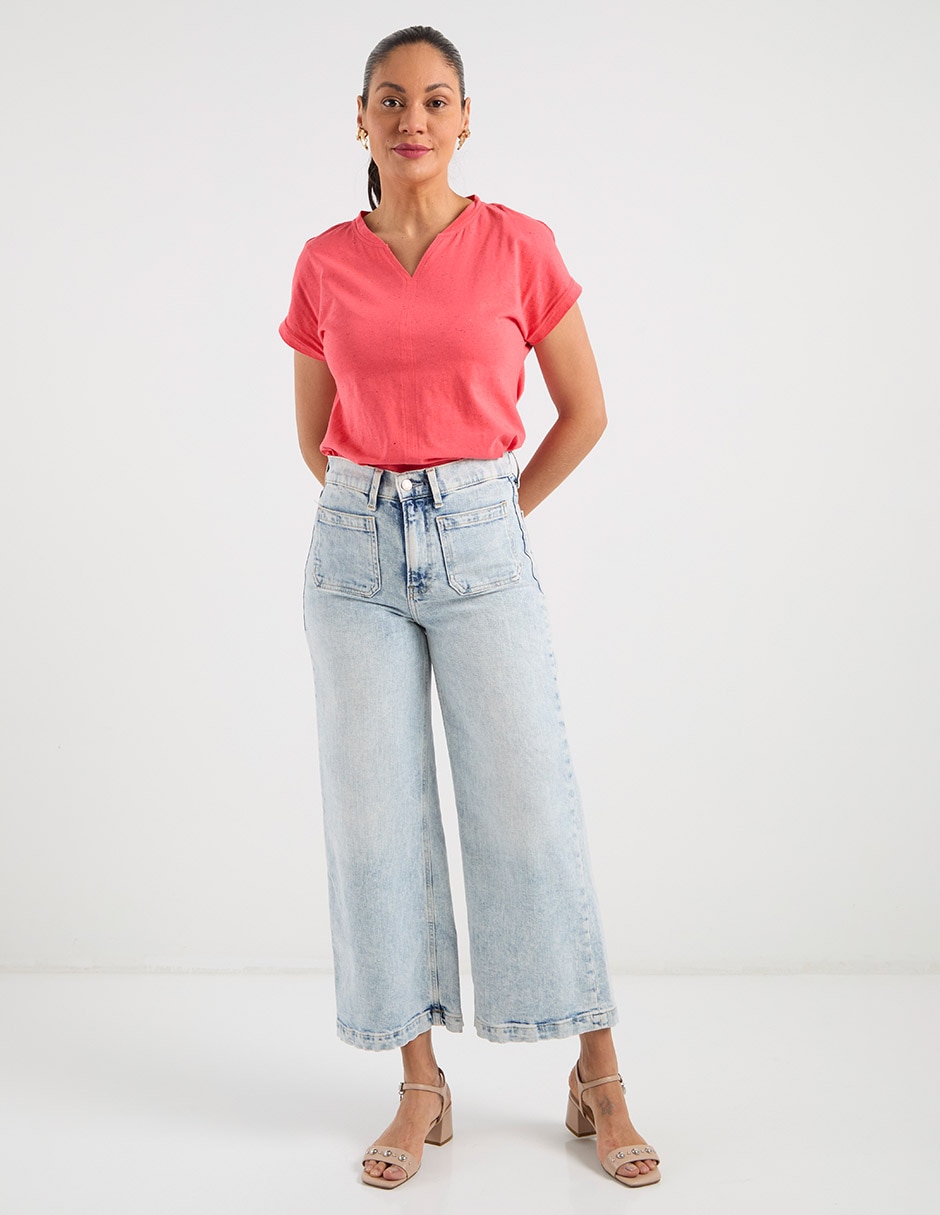 Playera manga corta para mujer 3