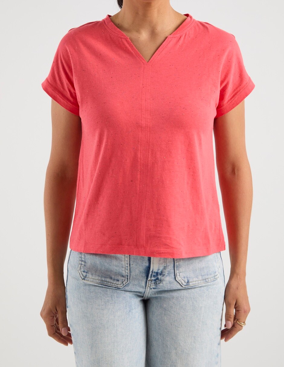 Playera manga corta para mujer 7