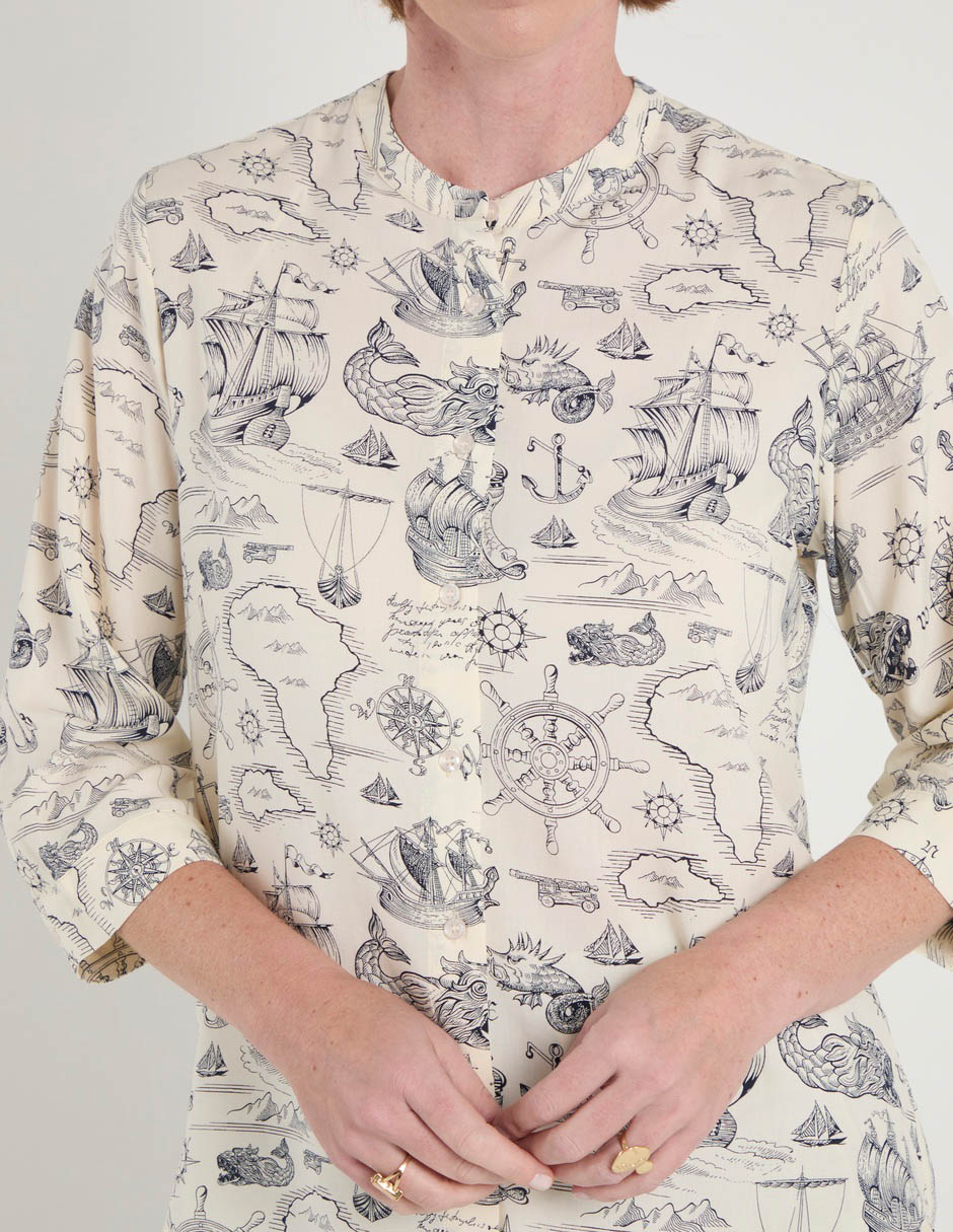 Blusa manga 3/4 para mujer 5