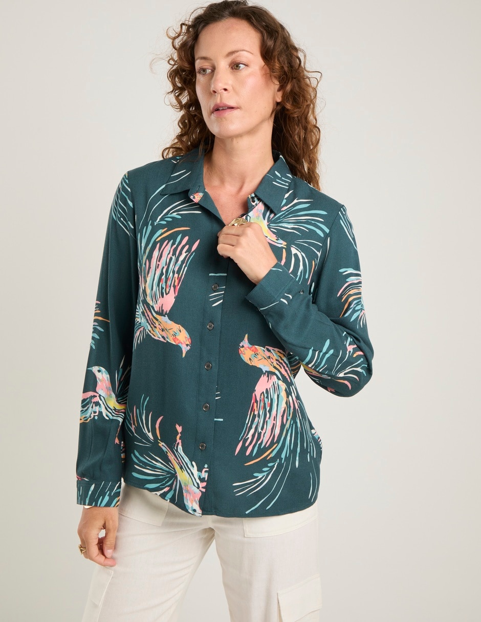 Blusa manga larga para mujer 2