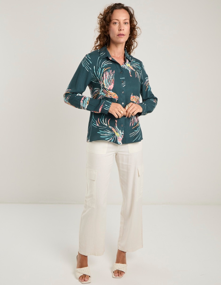 Blusa manga larga para mujer 3