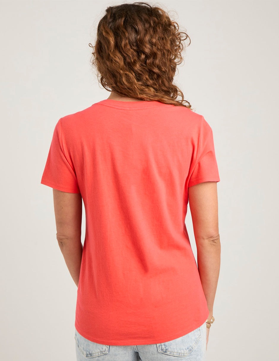 Playera manga corta Winnie-the-Pooh cuello redondo para mujer 6