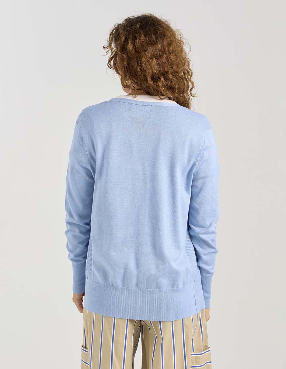 SUETER WKMV26200-04 WE, G, DENIM CLARO