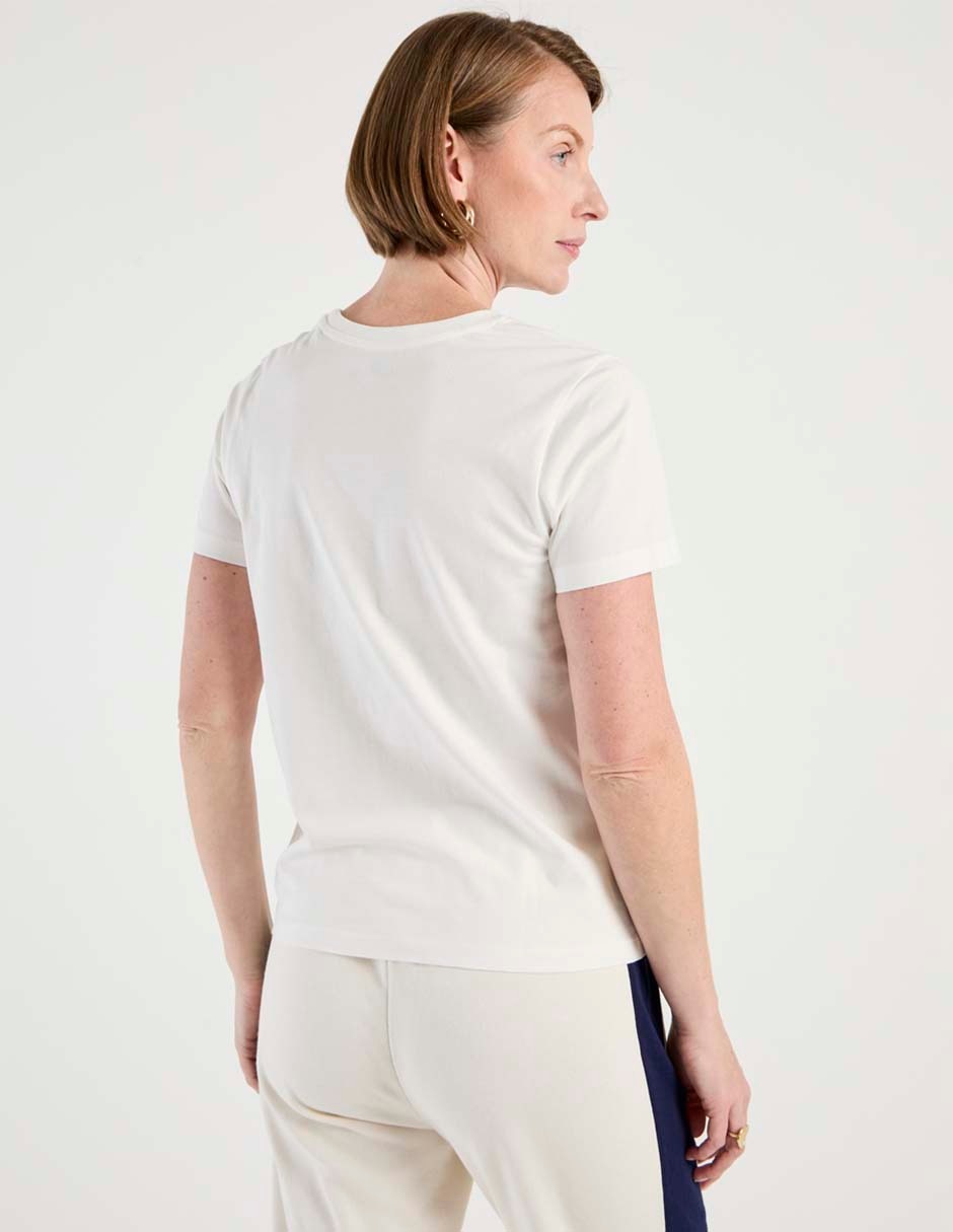 Playera manga corta cuello redondo para mujer 2