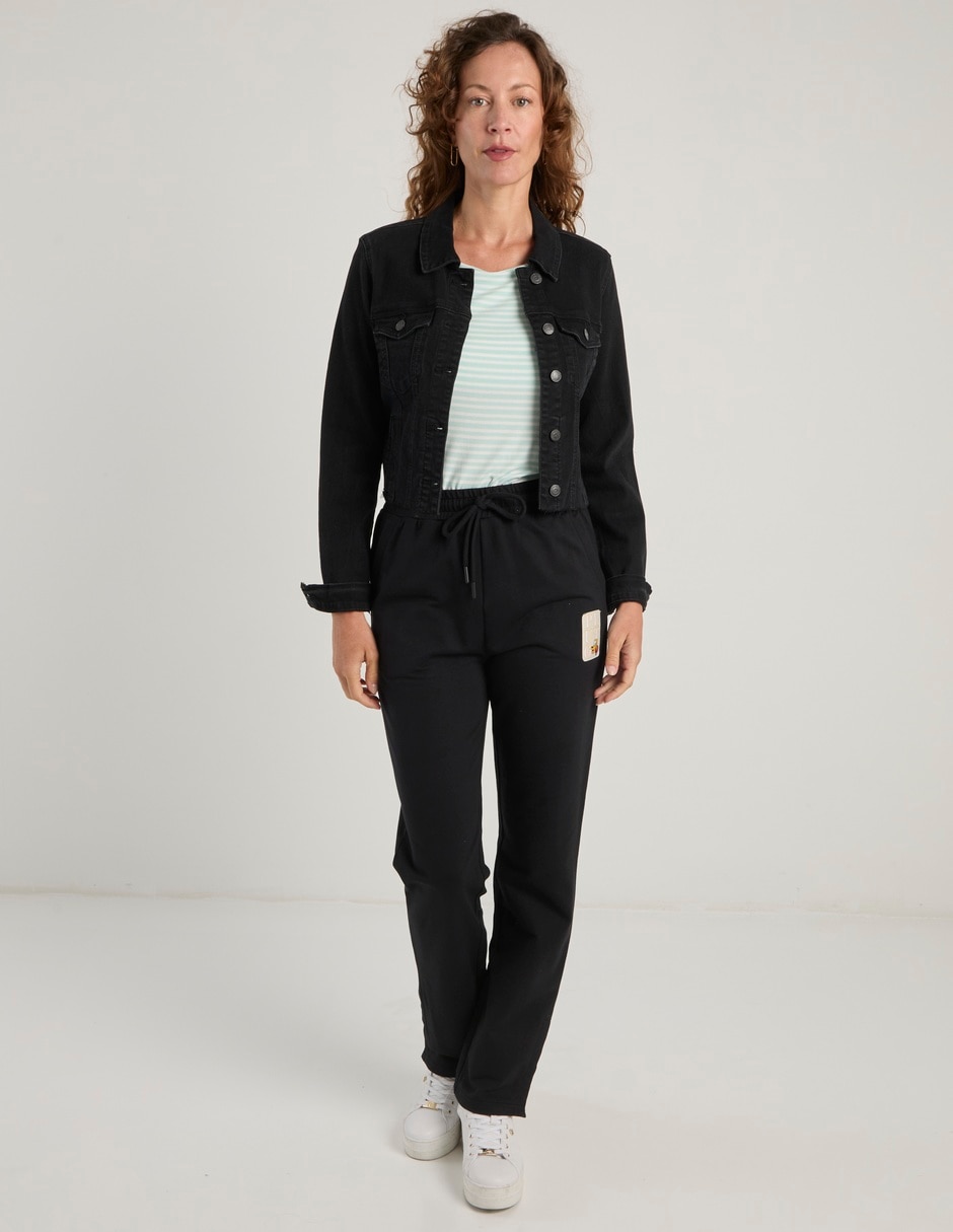 Pants slim con agujeta para mujer 3
