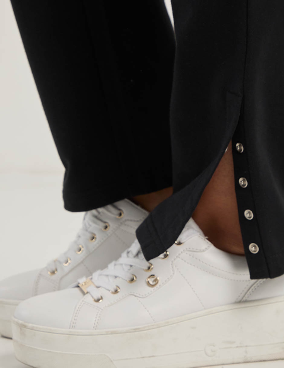 Pants slim con agujeta para mujer 5