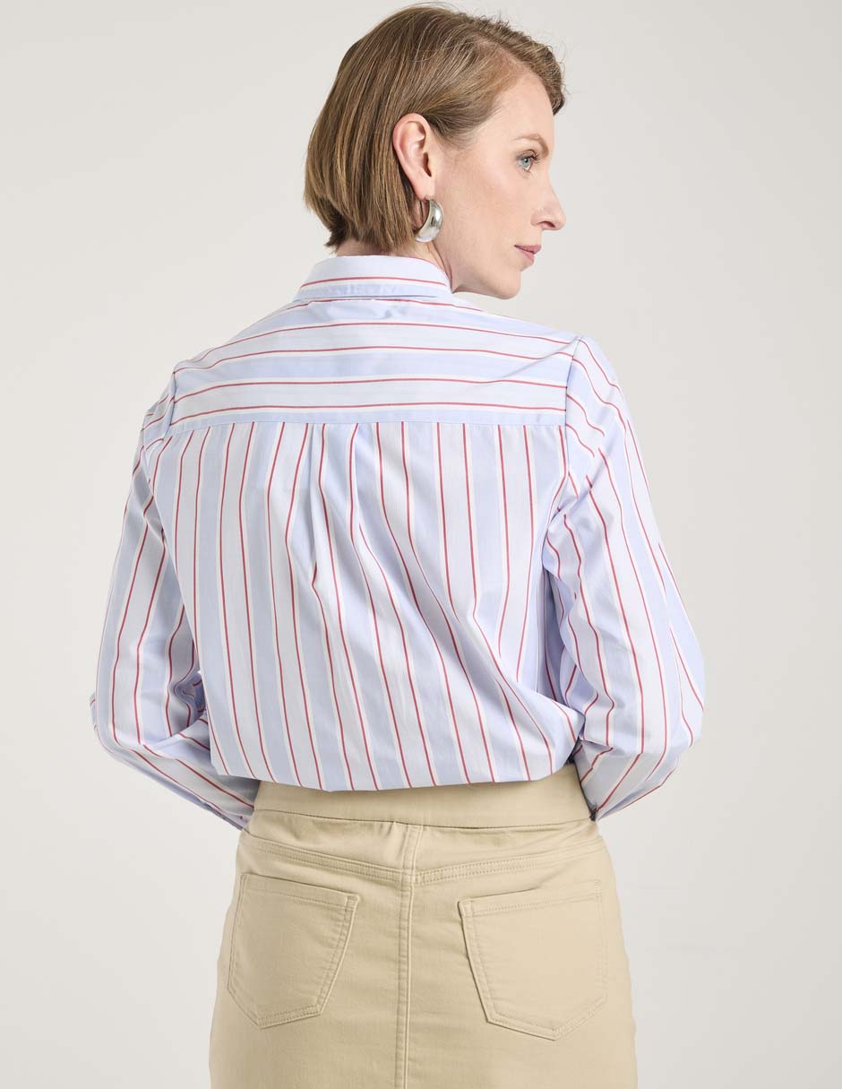 Blusa camisera manga larga para mujer 2
