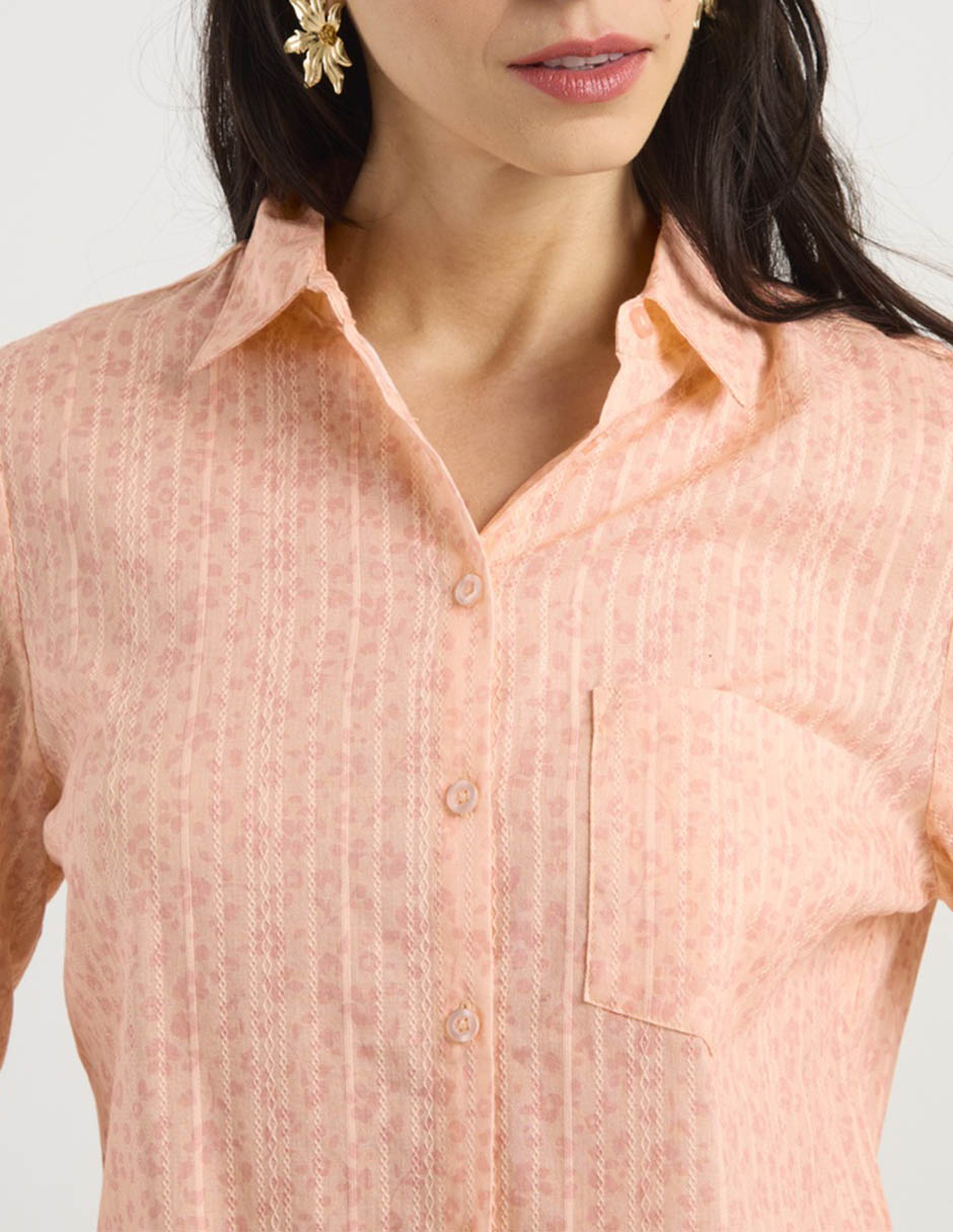 Blusa manga larga para mujer 4