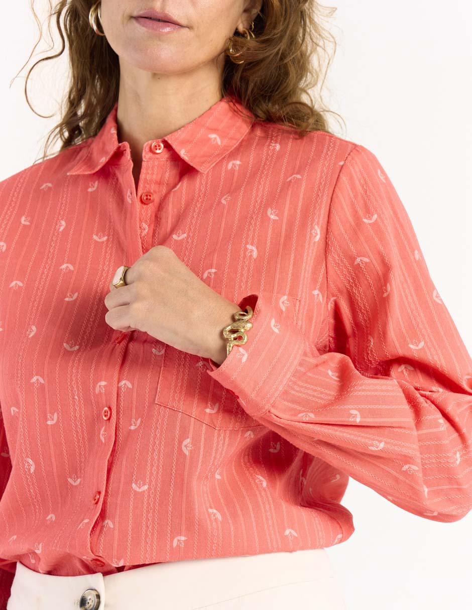 Blusa manga larga para mujer 5