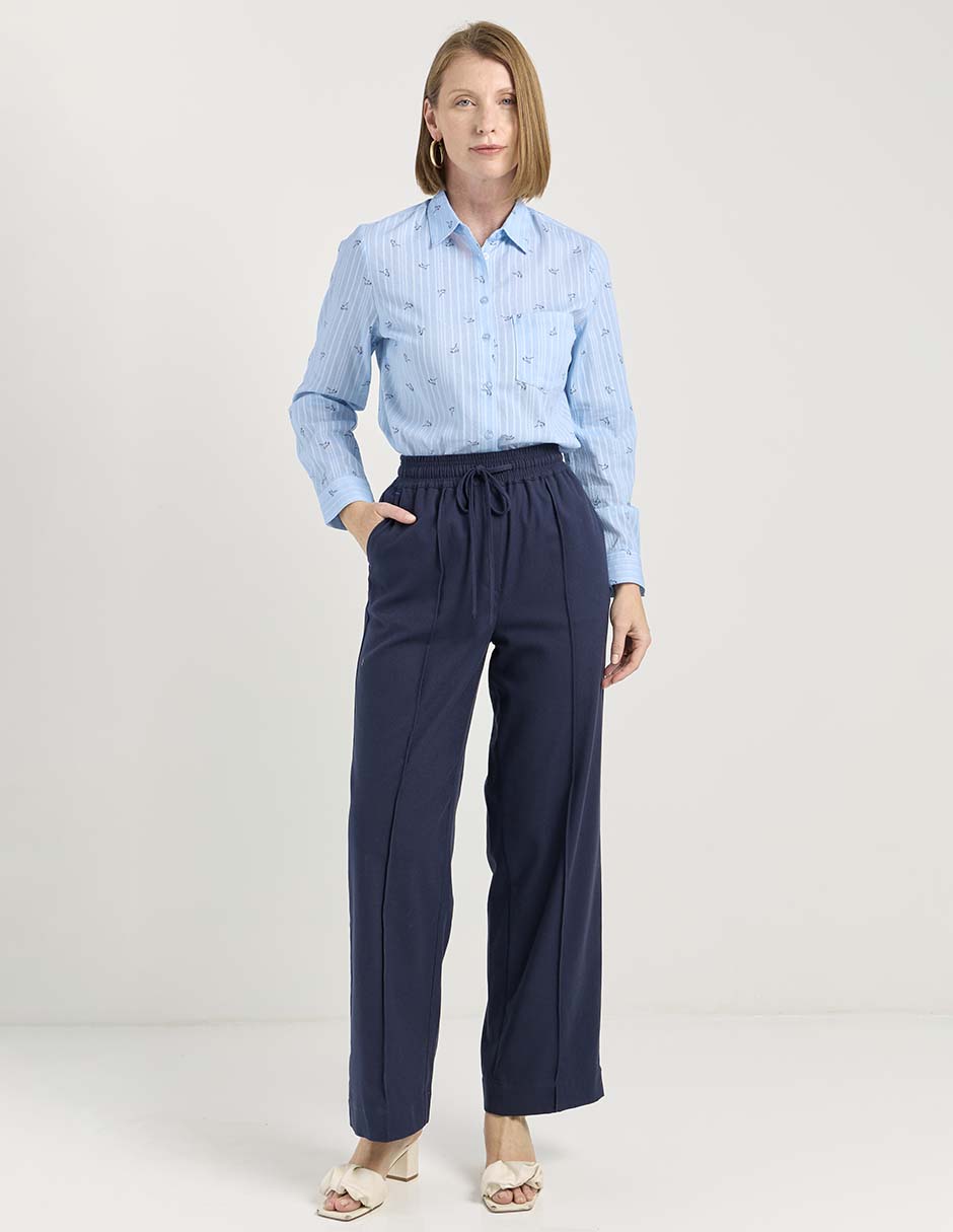 Blusa camisera manga larga para mujer 3