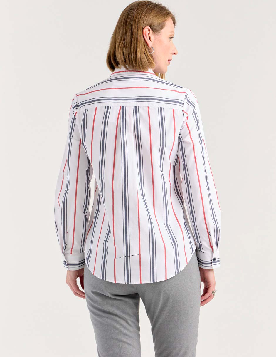 Blusa camisera manga larga para mujer 2
