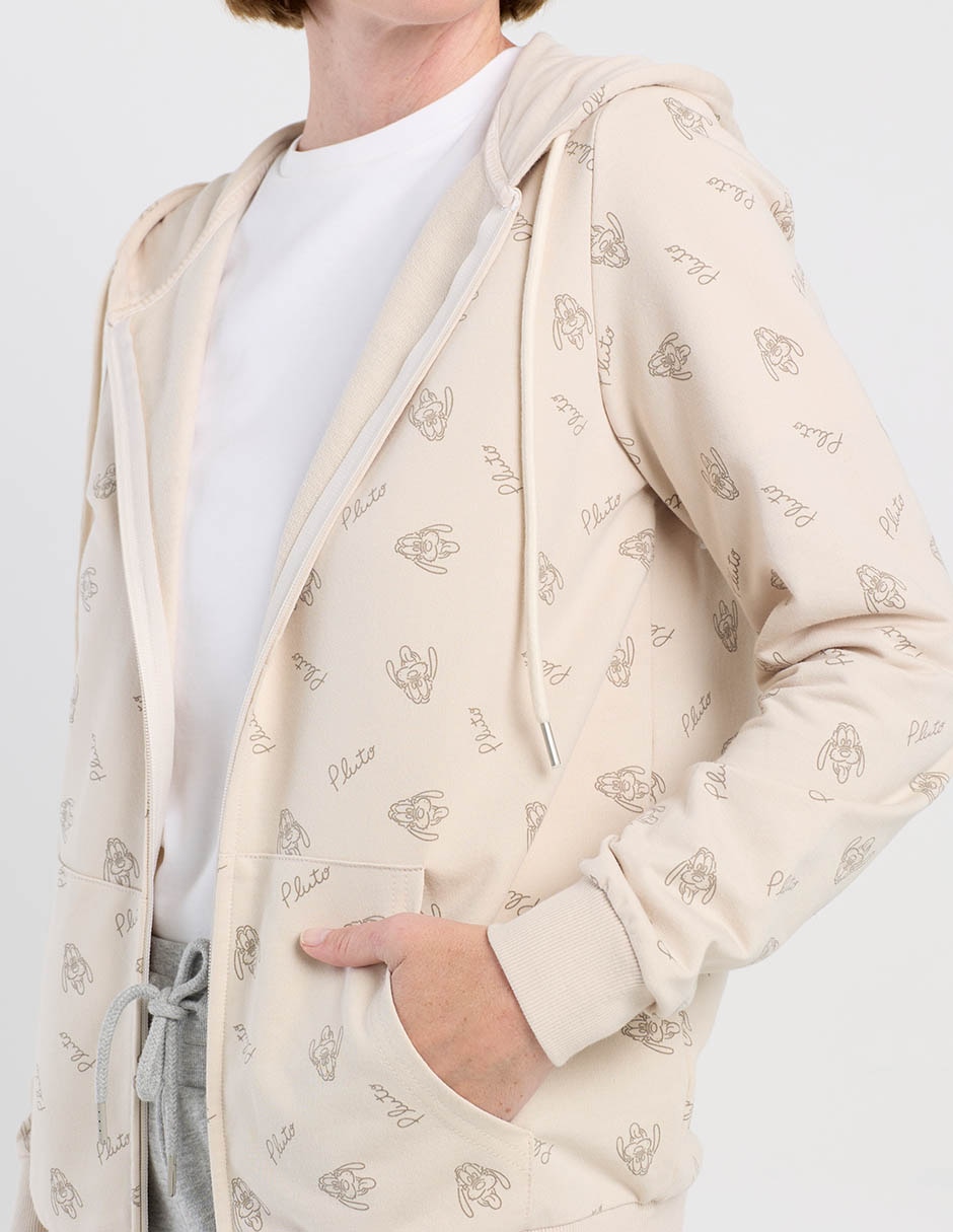 Sudadera con capucha y bolsa Pluto para mujer 4