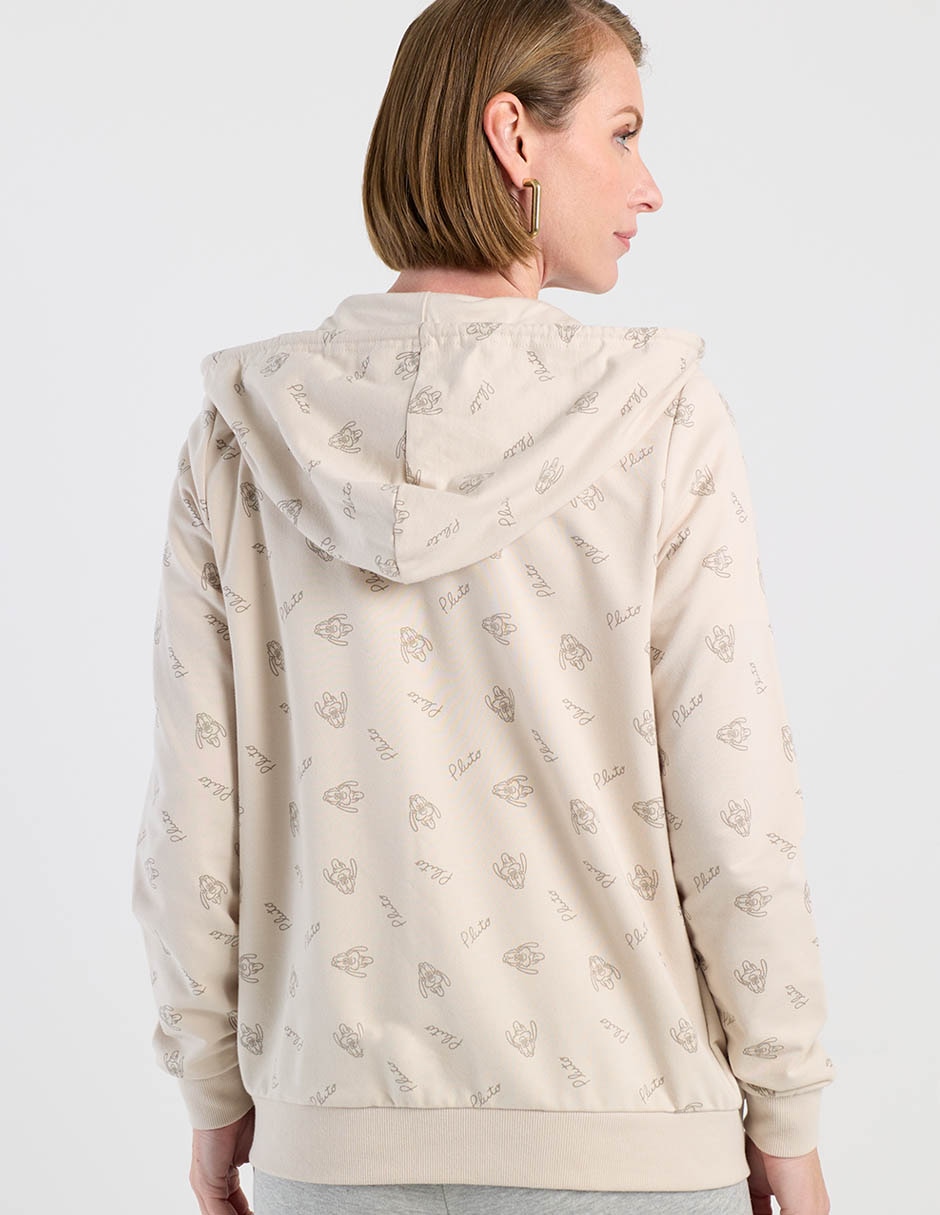 Sudadera con capucha y bolsa Pluto para mujer 6
