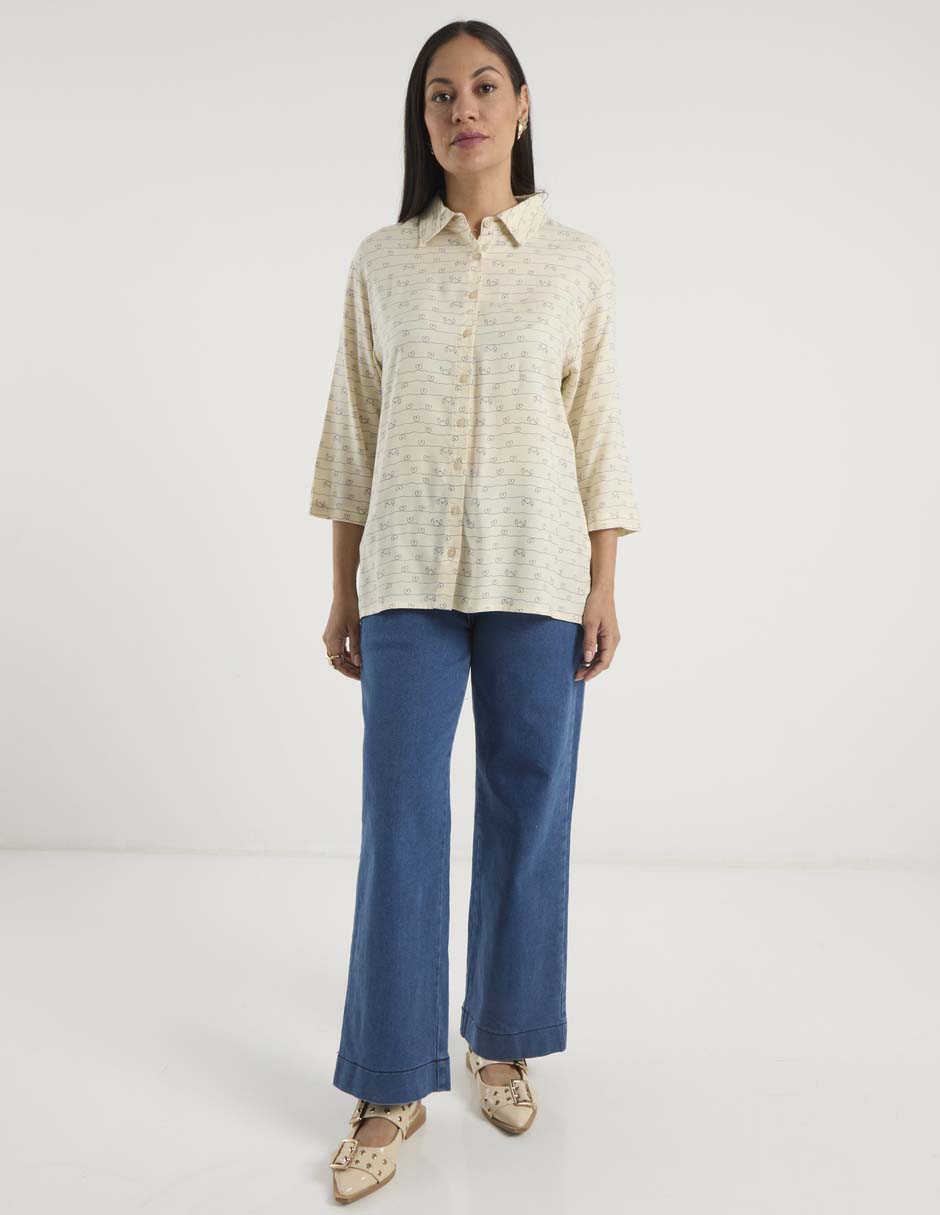 Blusa manga 3/4 para mujer 3