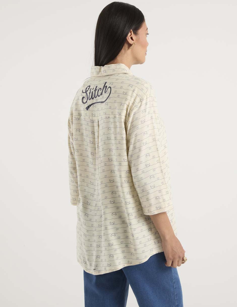 Blusa manga 3/4 para mujer 6