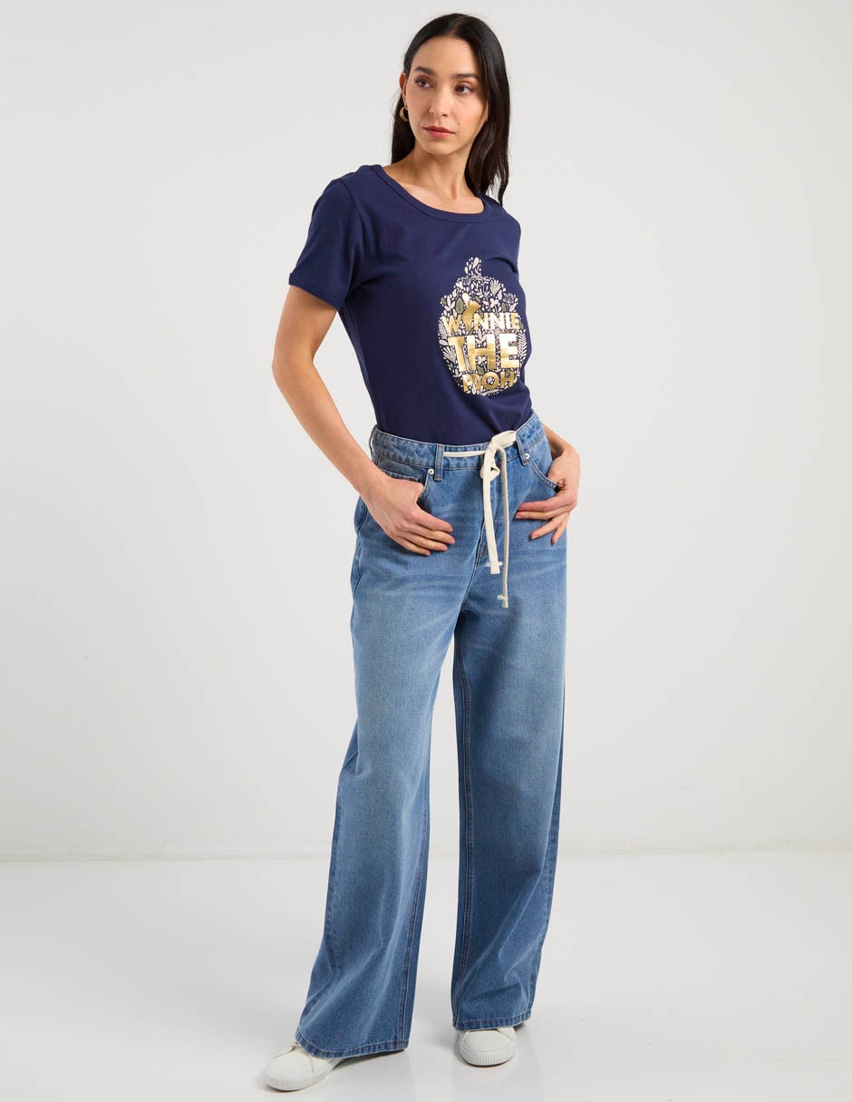 Playera manga corta cuello redondo para mujer 3