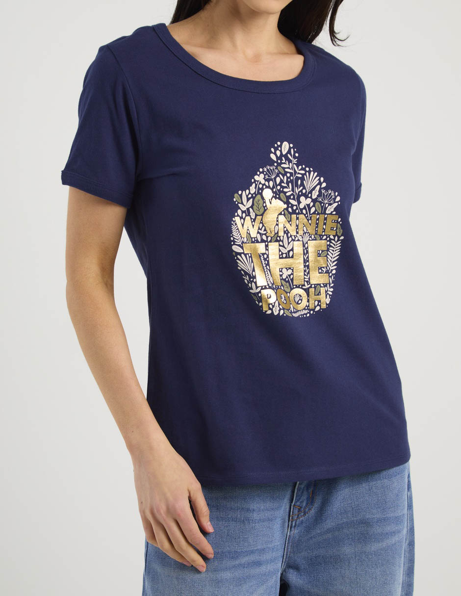 Playera manga corta cuello redondo para mujer 7