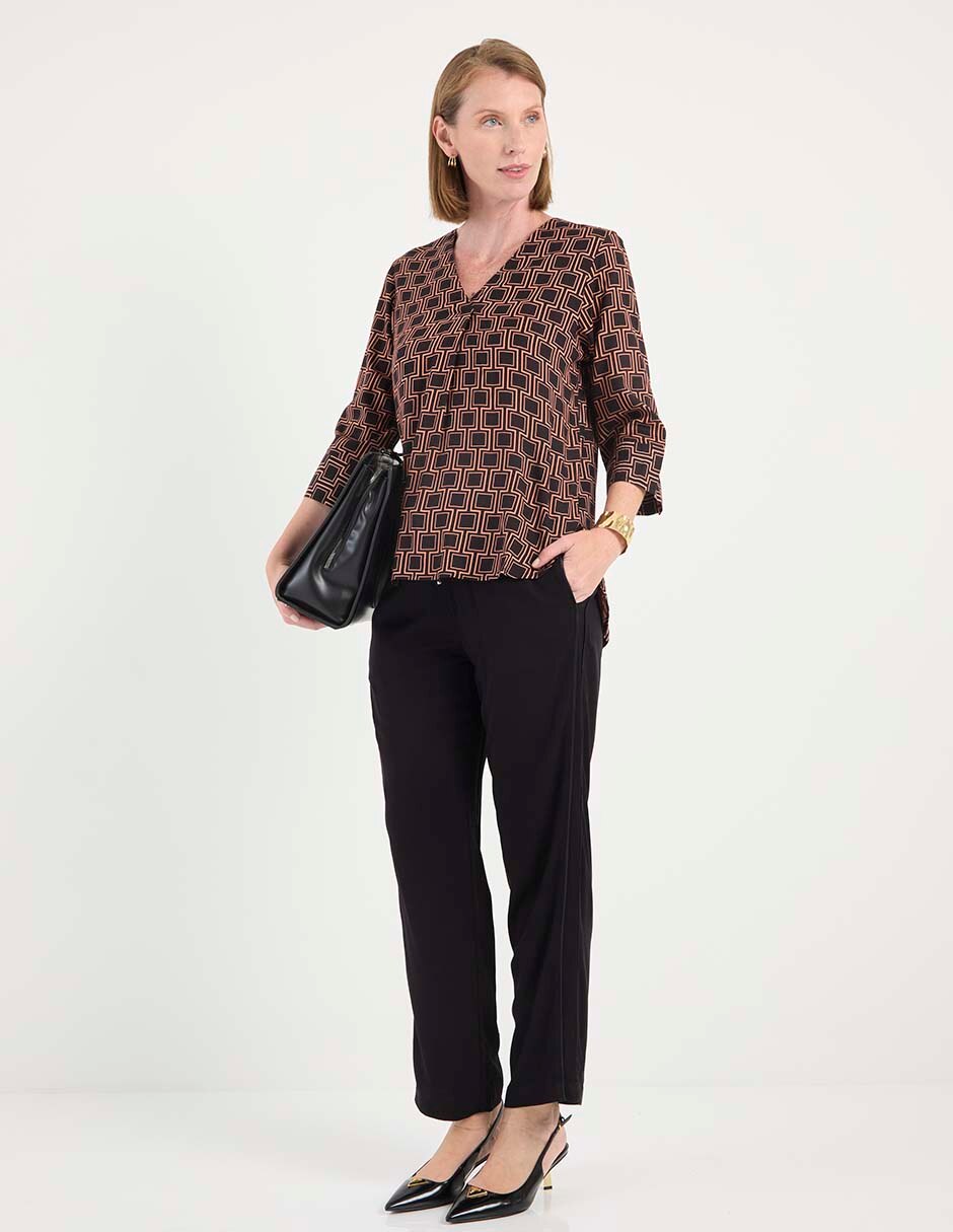 Blusa manga 3/4 para mujer 3