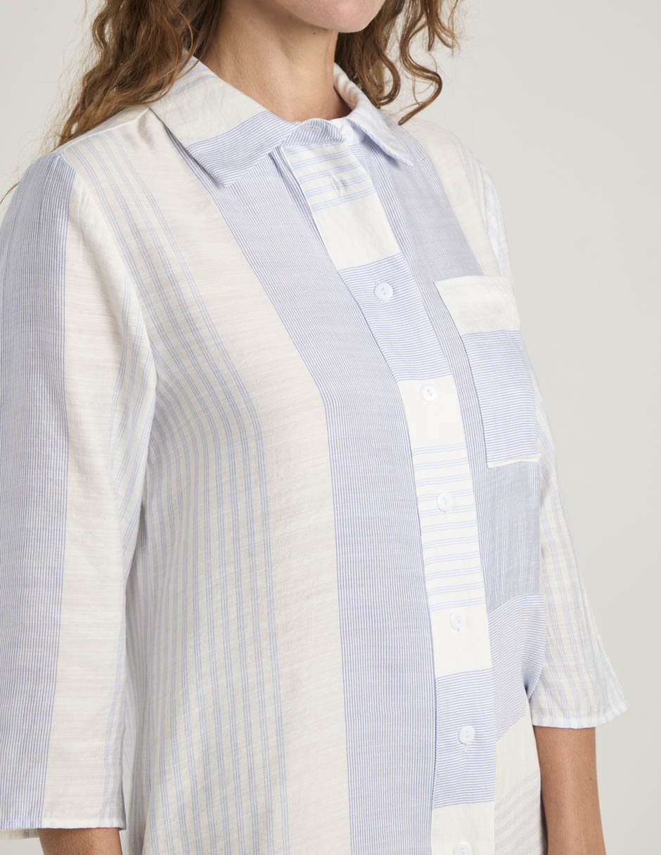 Blusa manga 3/4 para mujer 4