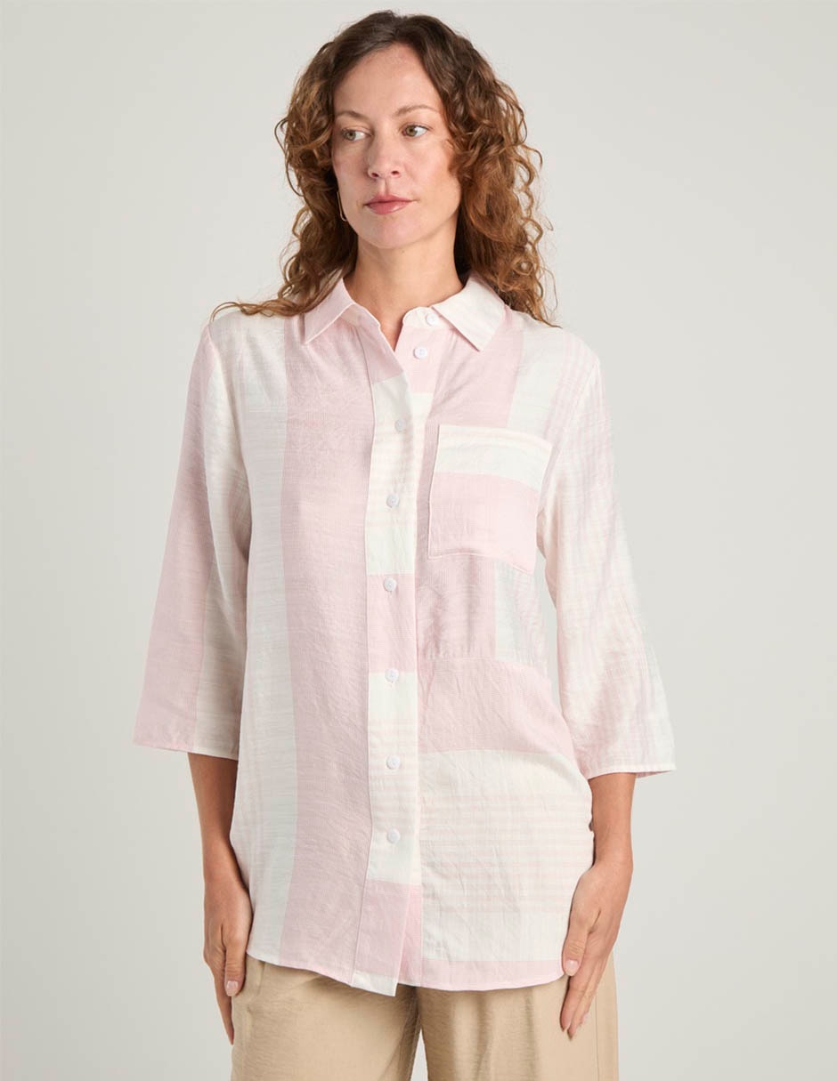 Blusa manga 3/4 para mujer Blusa manga 3/4 para mujer