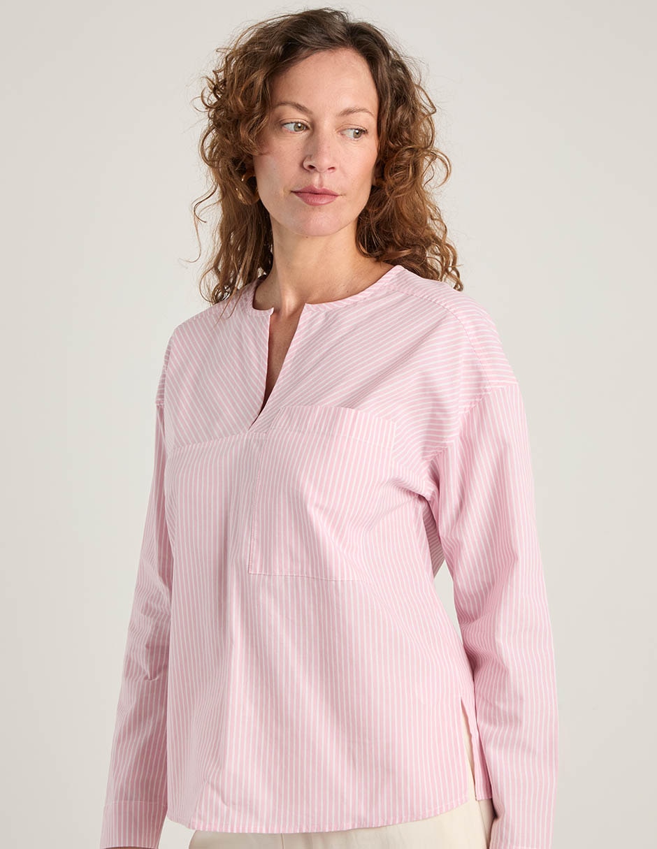 Blusa manga larga para mujer