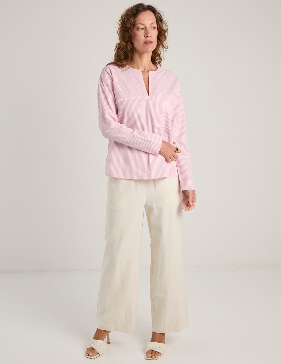 Blusa Weekend manga larga para mujer