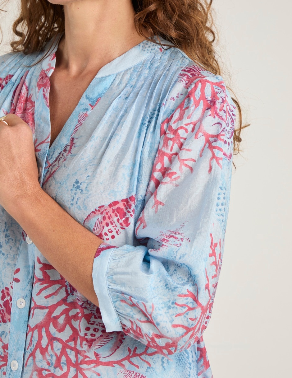 Blusa manga 3/4 para mujer 4
