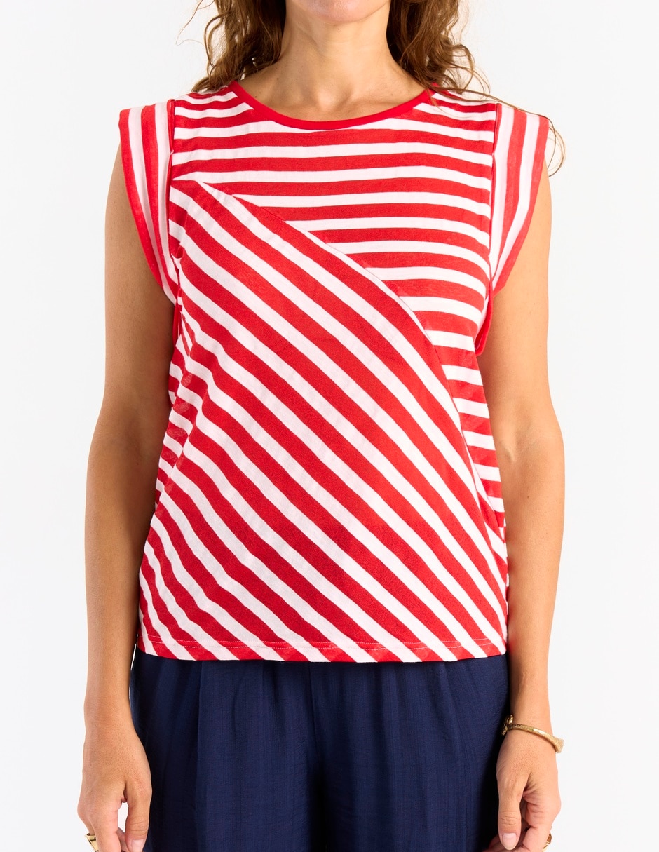 Playera manga corta cuello redondo para mujer 4