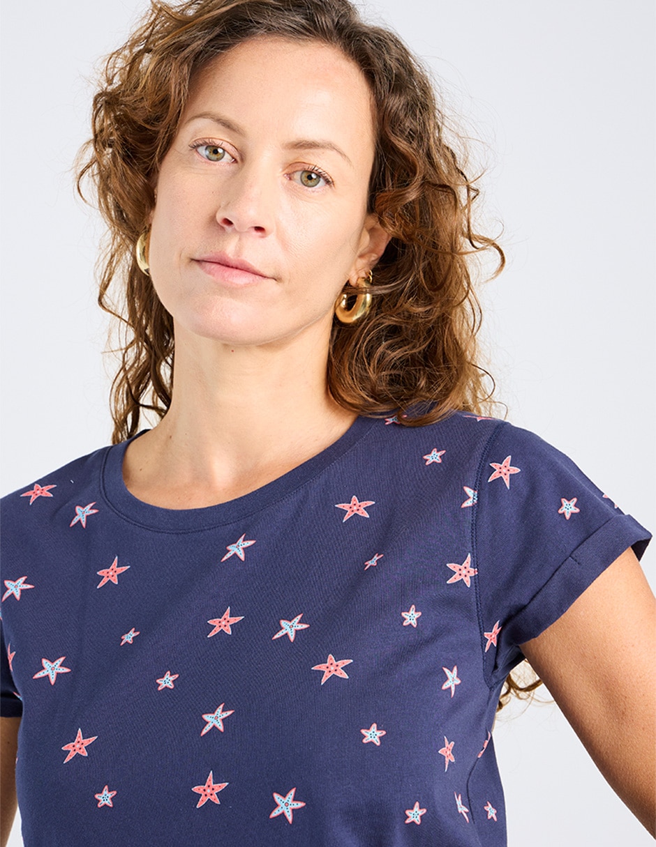PLAYERA WKMR26669-01, EG, AZUL MARINO