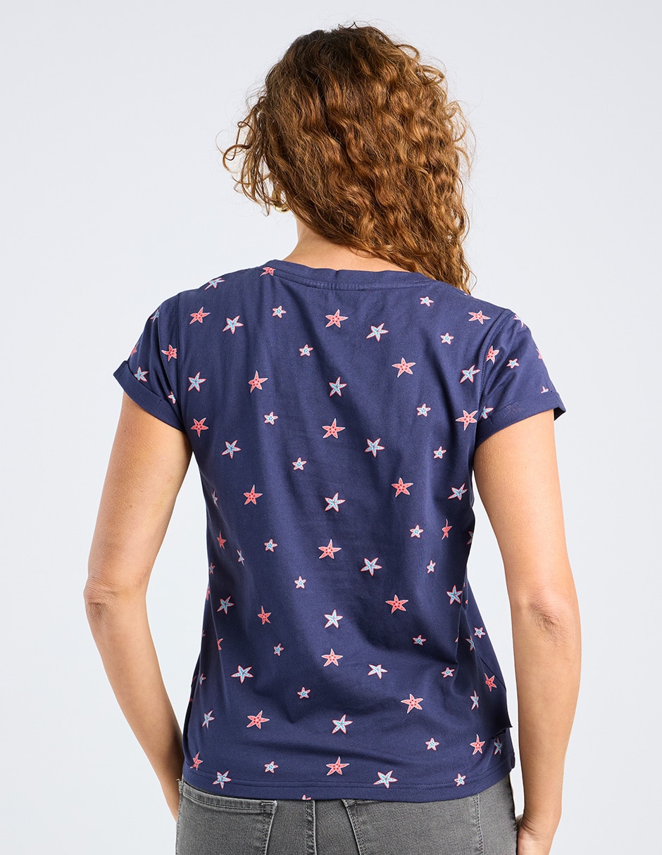 PLAYERA WKMR26669-01, EG, AZUL MARINO