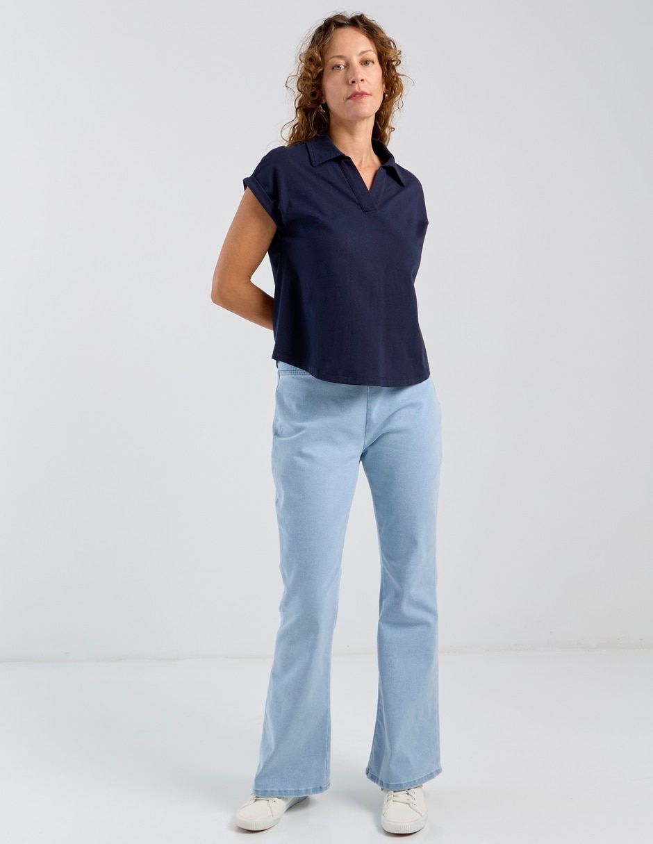 Blusa manga corta para mujer 3
