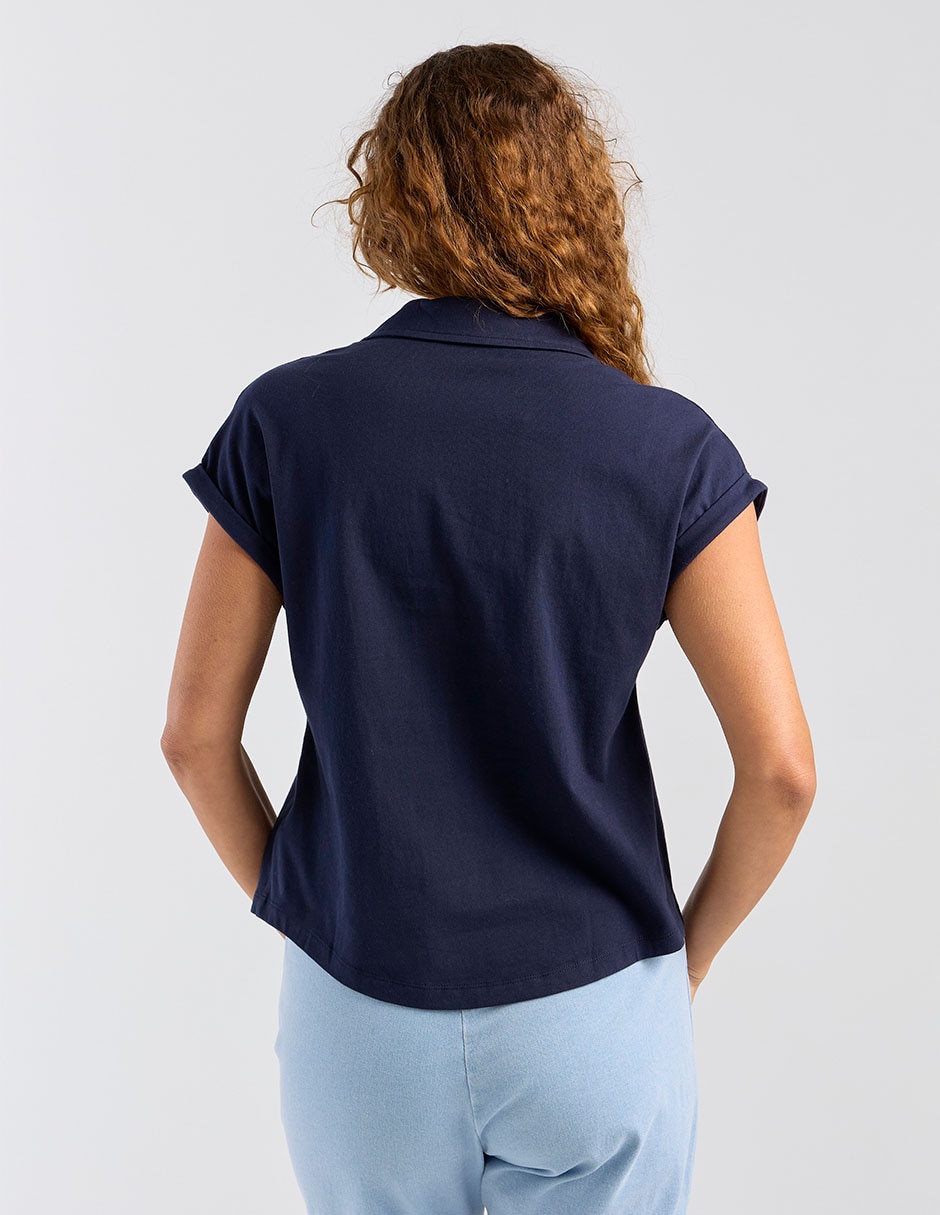 Blusa manga corta para mujer 6