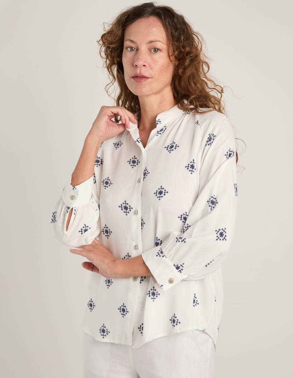 Blusa manga 3/4 para mujer