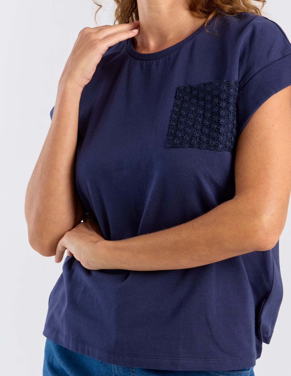 PLAYERA WKMR26678-06, CH, AZUL MARINO
