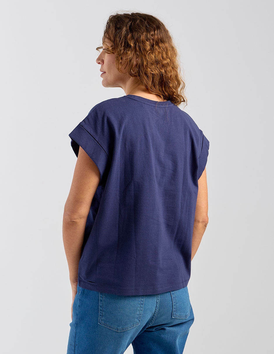 PLAYERA WKMR26678-06, CH, AZUL MARINO