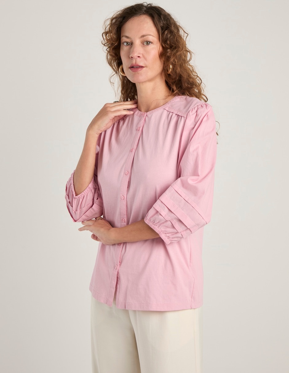 Blusa manga 3/4 par mujer Blusa manga 3/4 par mujer